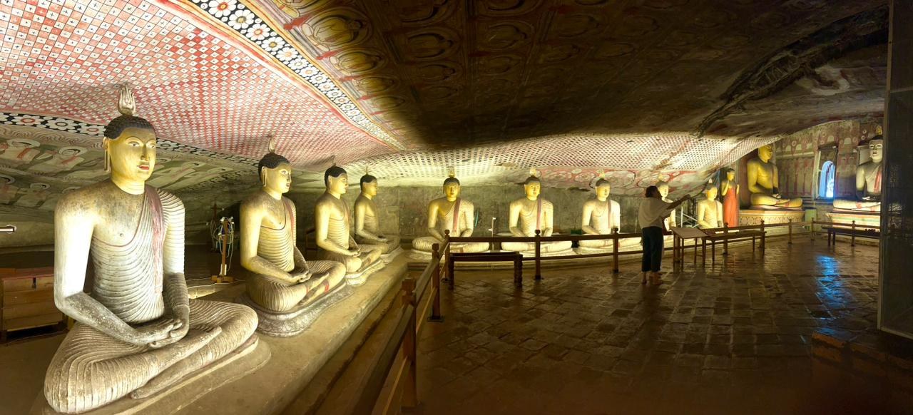 Dambulla cave temple in Sri Lanka