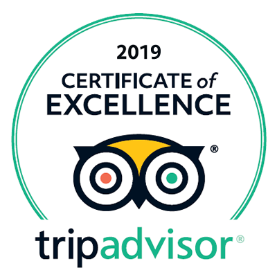 TripAdvisor Certificate of excellence 2019